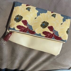 Rachel Pally Floral Clutch in Yellow and Blue